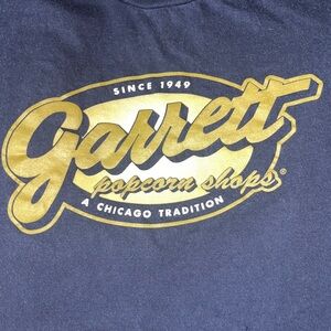 American Apparel Blue Chicago Garrett Popcorn Logo T-Shirt